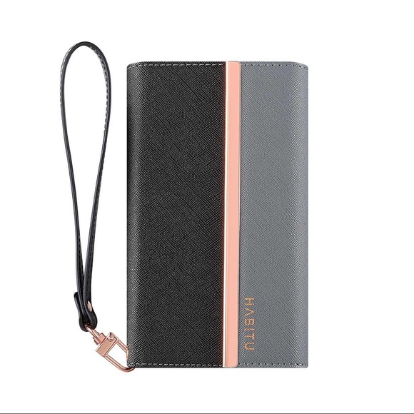 HABITU iPhone 6,7,8/se Pro Max Eris Tri-Fold Wallet Case - Picture 1 of 4